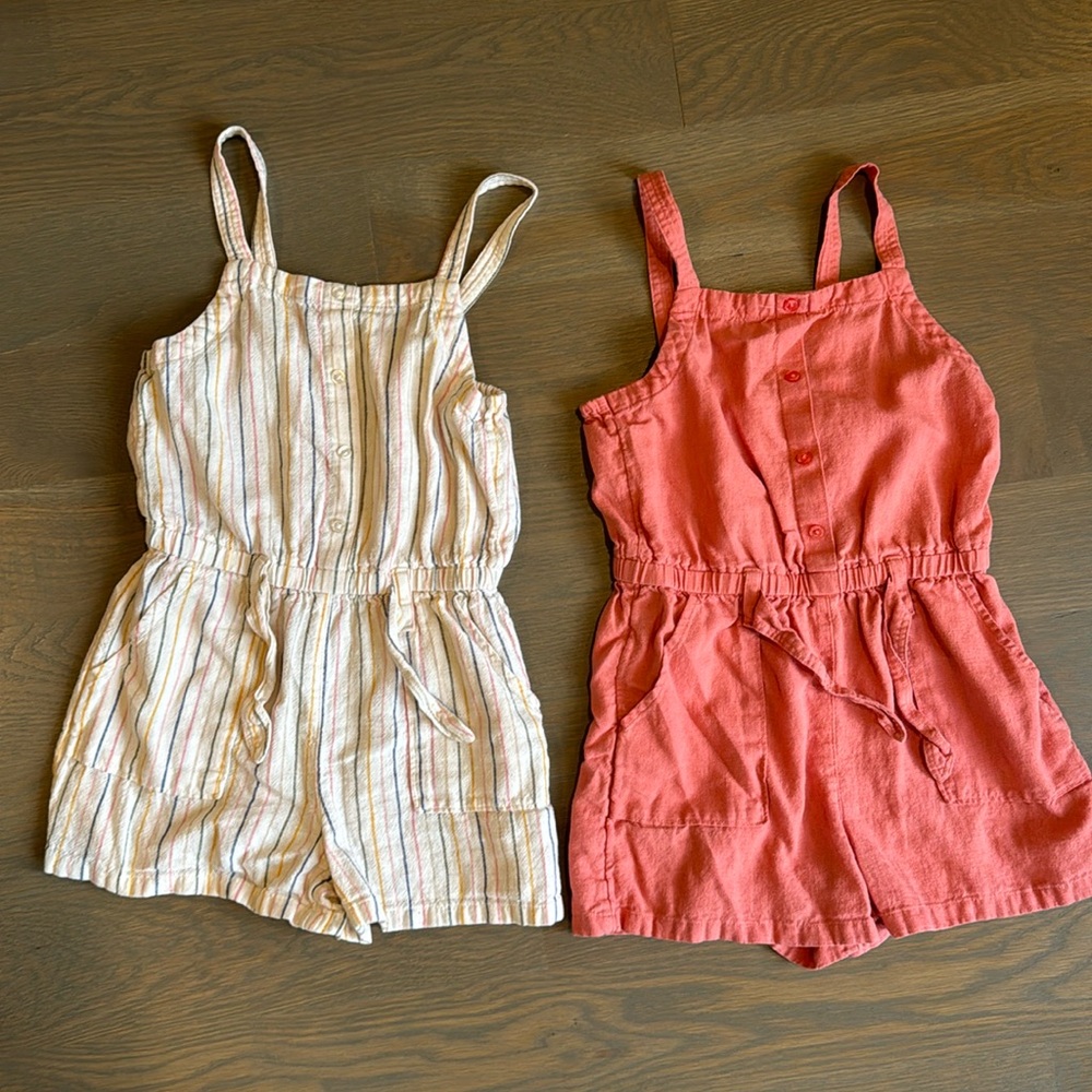 Old Navy linen romper set
